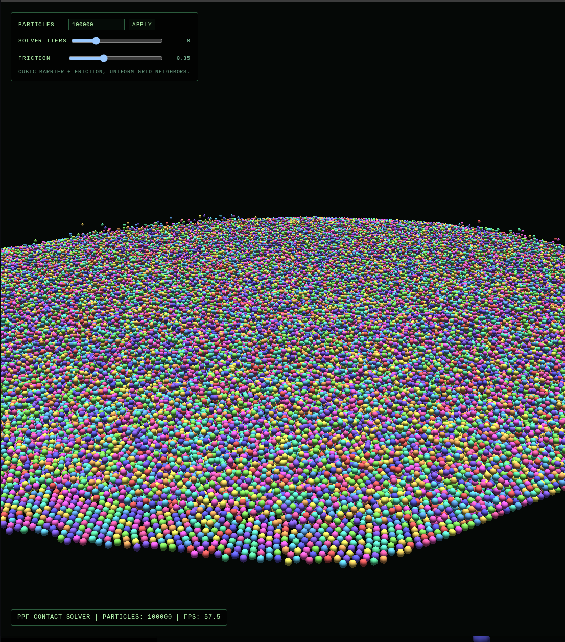 PPF contact solver screenshot